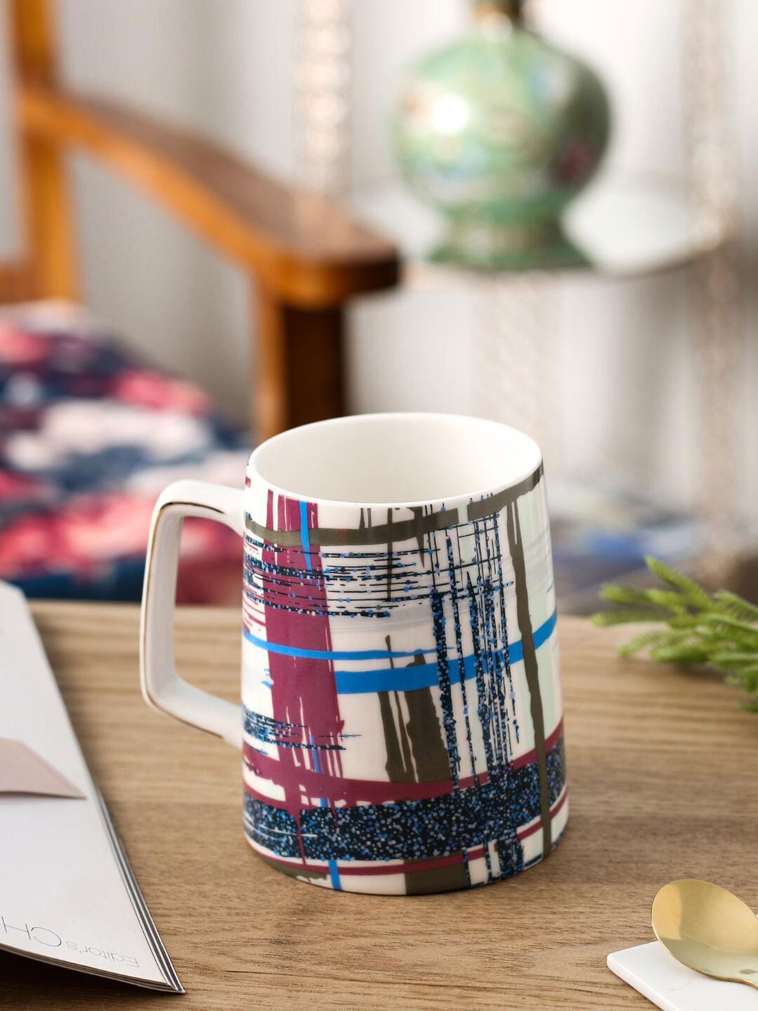 THEDECORKART Strokes White & Black Printed Dishwasher Safe Ceramic Coffee Mug 300 ml
THEDECORKART Strokes White & Black Printed Dishwasher Safe Ceramic Coffee Mug 300 ml