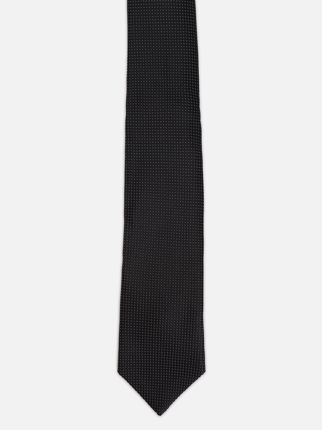 Van Heusen Men Woven Design Broad Tie, Black