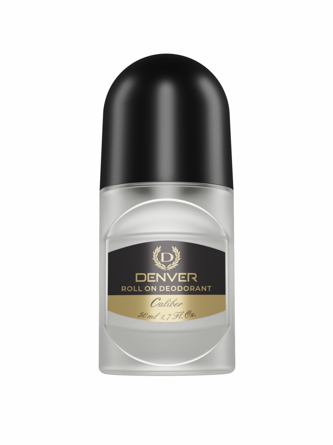 Denver Men Caliber Roll-On Deodorant - 50 ml, Black