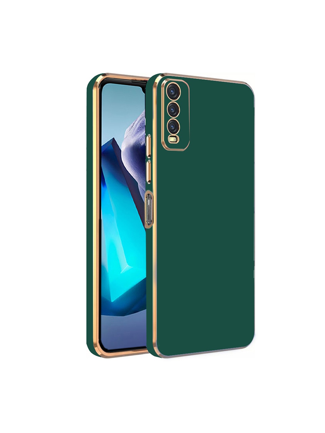 Karwan Vivo Y20 Phone 6D Back Case, Green