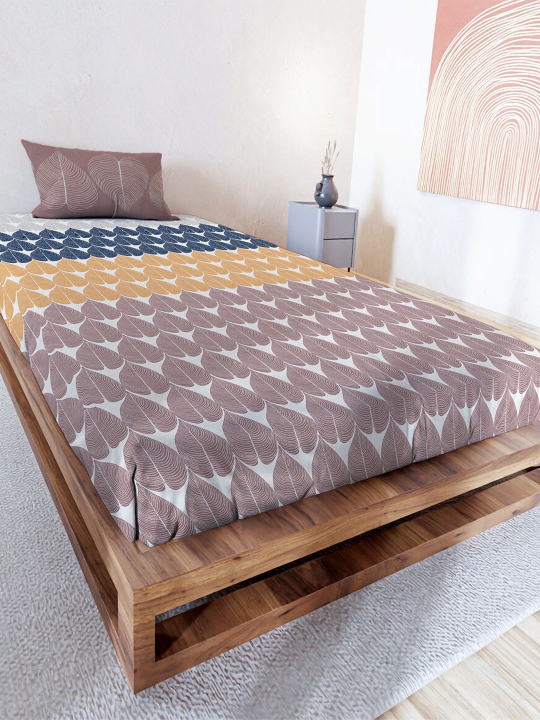MAYFAIR HOMES LONDON Rushmoor White & Blue Printed 144 TC Single Bedsheet & 1 Pillow Cover
MAYFAIR HOMES LONDON Rushmoor White & Blue Printed 144 TC Single Bedsheet & 1 Pillow Cover