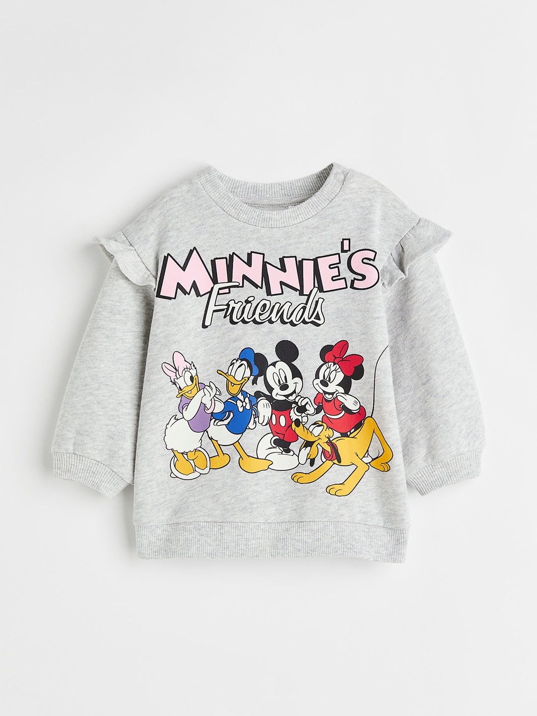 H&M Girls Printed sweatshirt, Grey