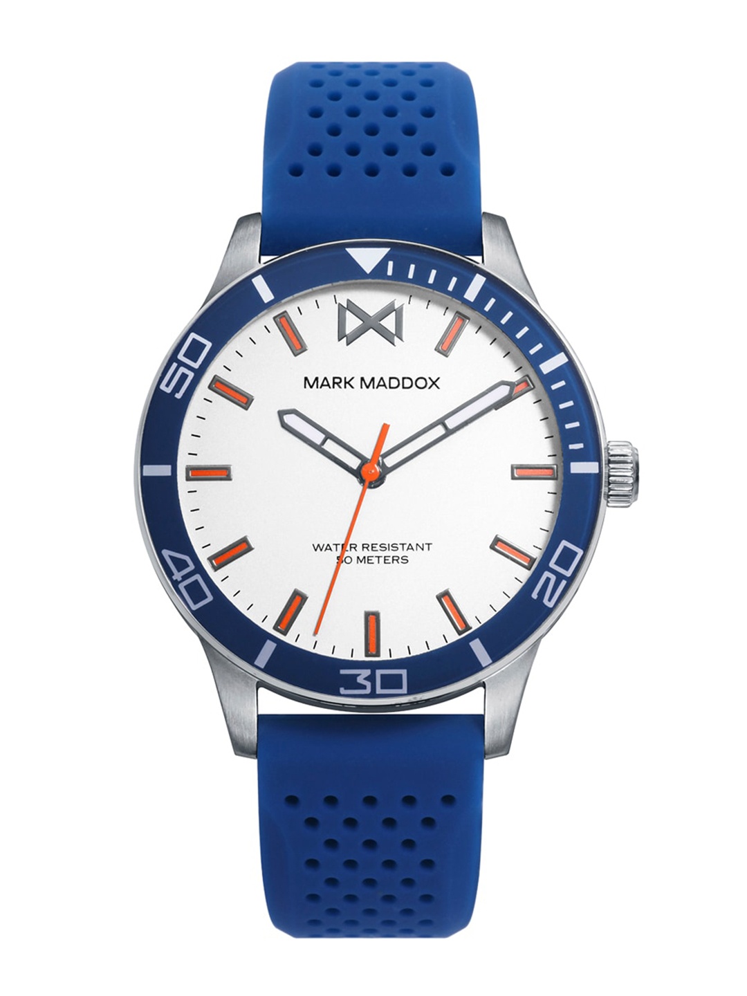 MARK MADDOX Men Straps Analogue Watch HC7140-17, Blue