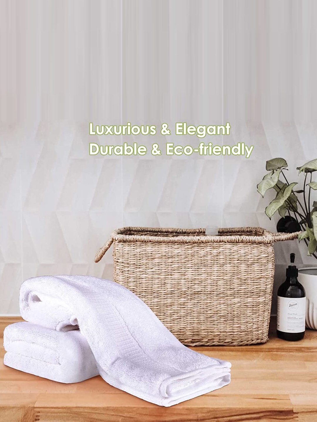 Furbo White 2 Pcs Pure Bamboo 600 GSM Quick drying & Anti-bacterial Hand Towels
Furbo White 2 Pcs Pure Bamboo 600 GSM Quick drying & Anti-bacterial Hand Towels
