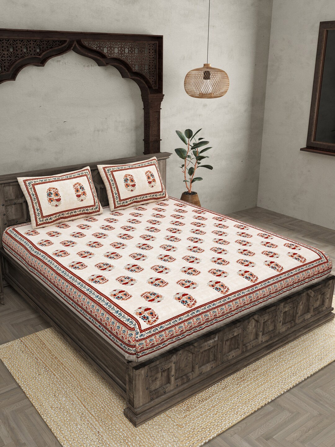JAIPUR FABRIC Fancy Inclination Maroon & White 240 TC Queen Bedsheet & 2 Pillow Covers
JAIPUR FABRIC Fancy Inclination Maroon & White 240 TC Queen Bedsheet & 2 Pillow Covers