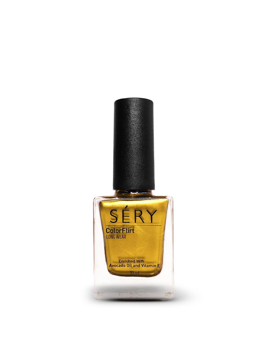 SERY Colorflirt Celebration Collection Vitamin E Long Wear Nail Polish 10ml - Glorious, Gold
SERY Colorflirt Celebration Collection Vitamin E Long Wear Nail Polish 10ml - Glorious, Gold