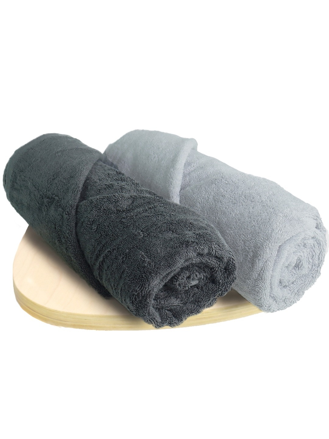 Heelium Unisex Pack of 2 Bamboo Super Soft & Quick Drying 600 GSM Bath Towel, Grey melange
Heelium Unisex Pack of 2 Bamboo Super Soft & Quick Drying 600 GSM Bath Towel, Grey melange