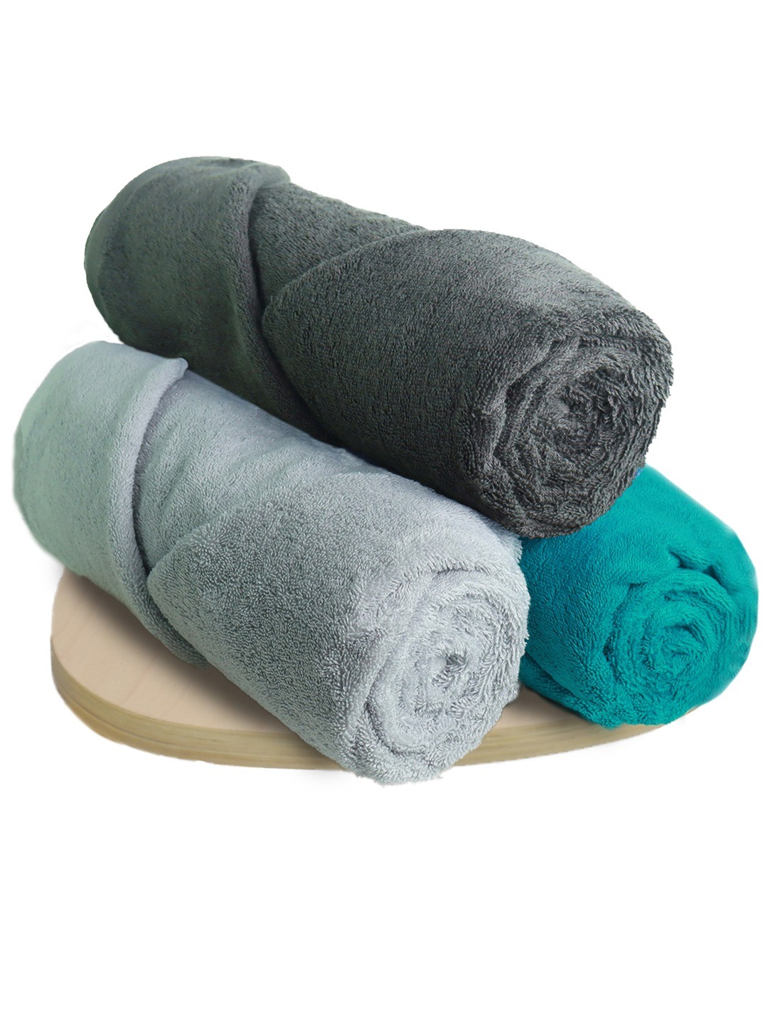 Heelium Unisex Pack of 3 Bamboo Super Soft & Quick Drying 600 GSM Bath Towel, Grey melange
Heelium Unisex Pack of 3 Bamboo Super Soft & Quick Drying 600 GSM Bath Towel, Grey melange
