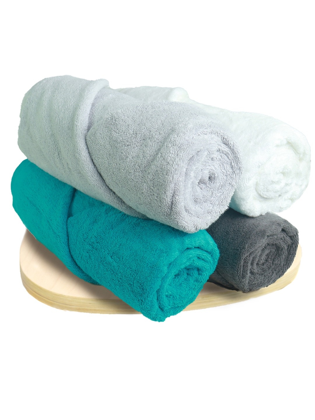 Heelium Unisex Pack of 4 Bamboo Super Soft & Quick Drying 600 GSM Bath Towel, Grey melange
Heelium Unisex Pack of 4 Bamboo Super Soft & Quick Drying 600 GSM Bath Towel, Grey melange