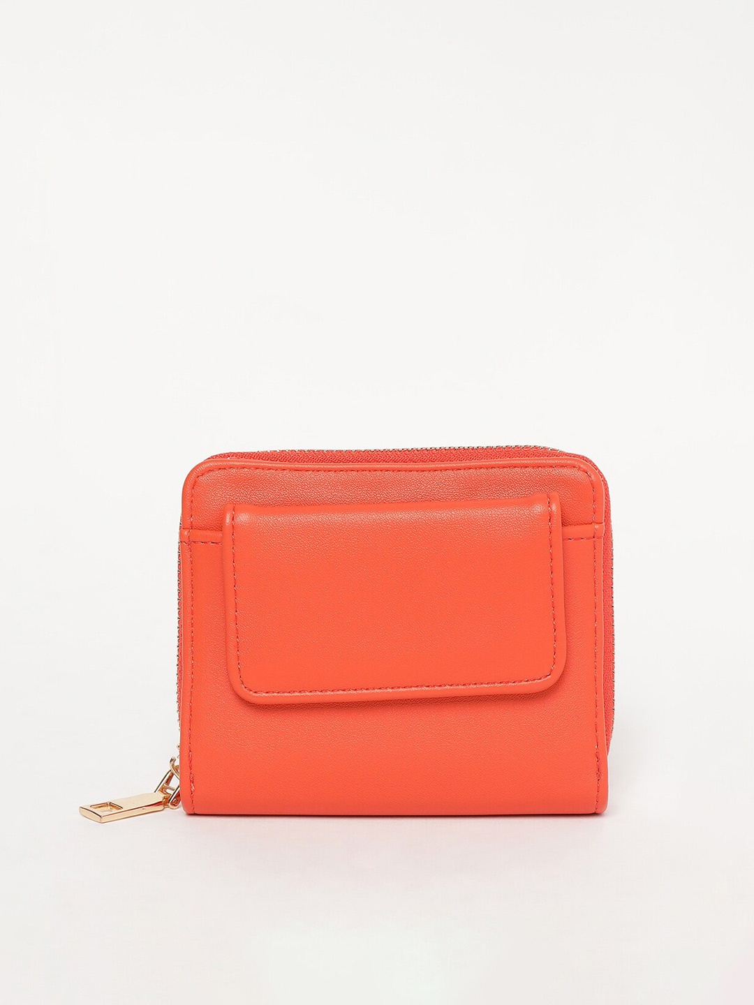 Ginger by Lifestyle Women Zip Around Wallet, Orange