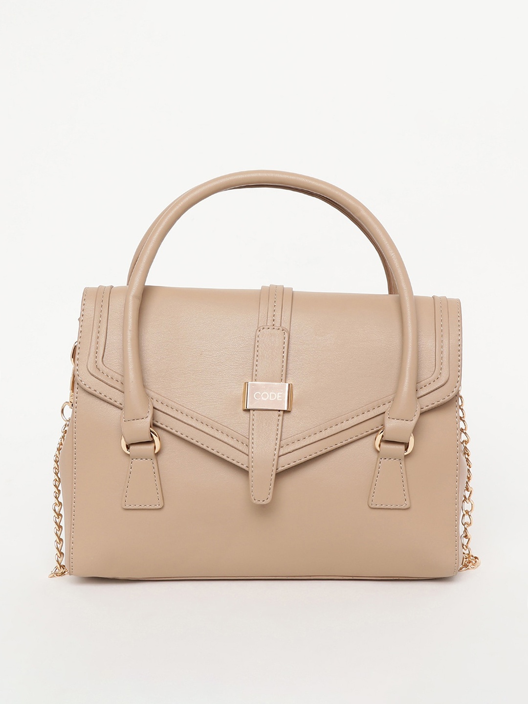 CODE by Lifestyle Structured Handheld Bag, Cream