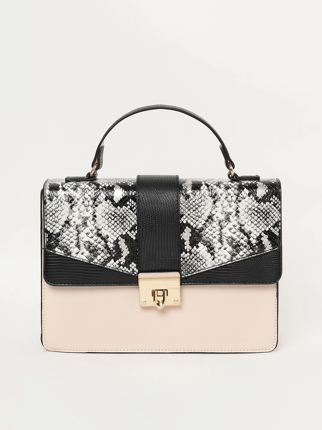 CODE by Lifestyle Women Textured Small Sling Bag, Peach