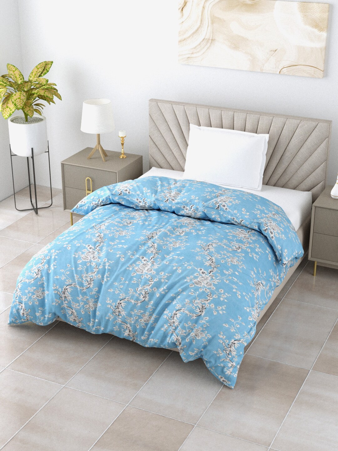 Salona Bichona Relex Turquoise Blue & White Mild Winter 110 GSM Single Bed Comforter
Salona Bichona Relex Turquoise Blue & White Mild Winter 110 GSM Single Bed Comforter