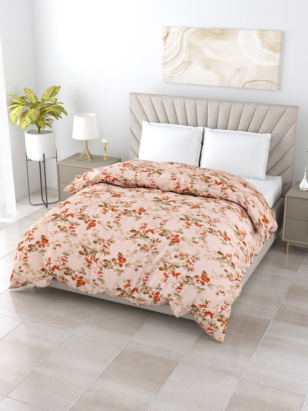 Salona Bichona Relex Peach-Coloured & Red Floral AC Room 110 GSM Double Bed Comforter
Salona Bichona Relex Peach-Coloured & Red Floral AC Room 110 GSM Double Bed Comforter