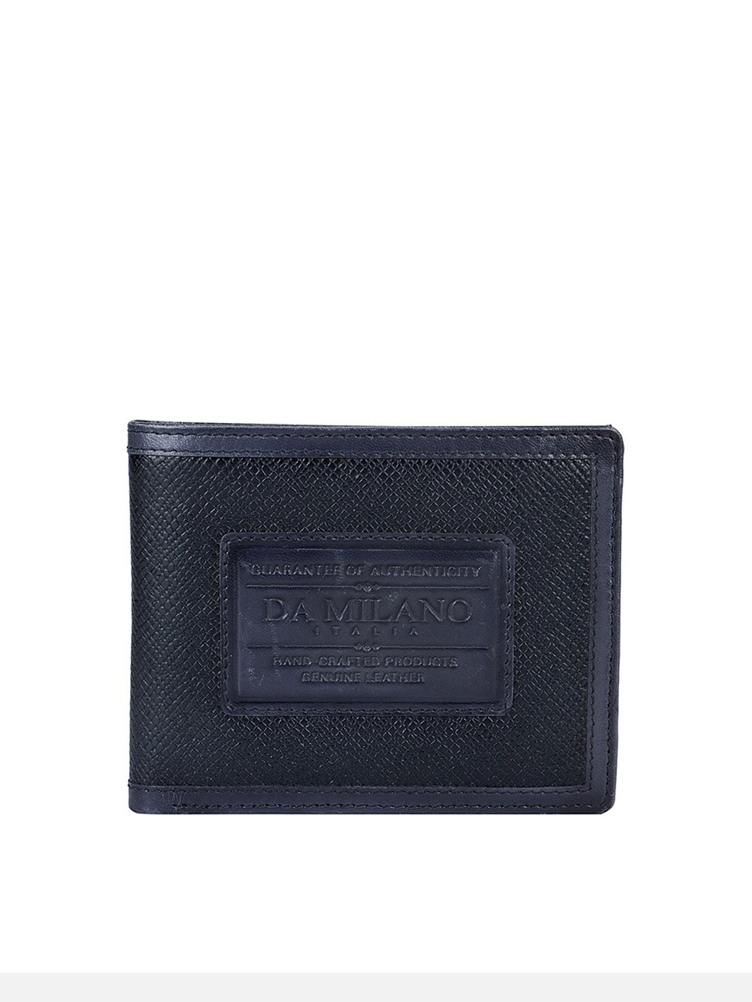 Da Milano Men Typography Textured Leather Two Fold Wallet With SD Card Holder, Black
Da Milano Men Typography Textured Leather Two Fold Wallet With SD Card Holder, Black