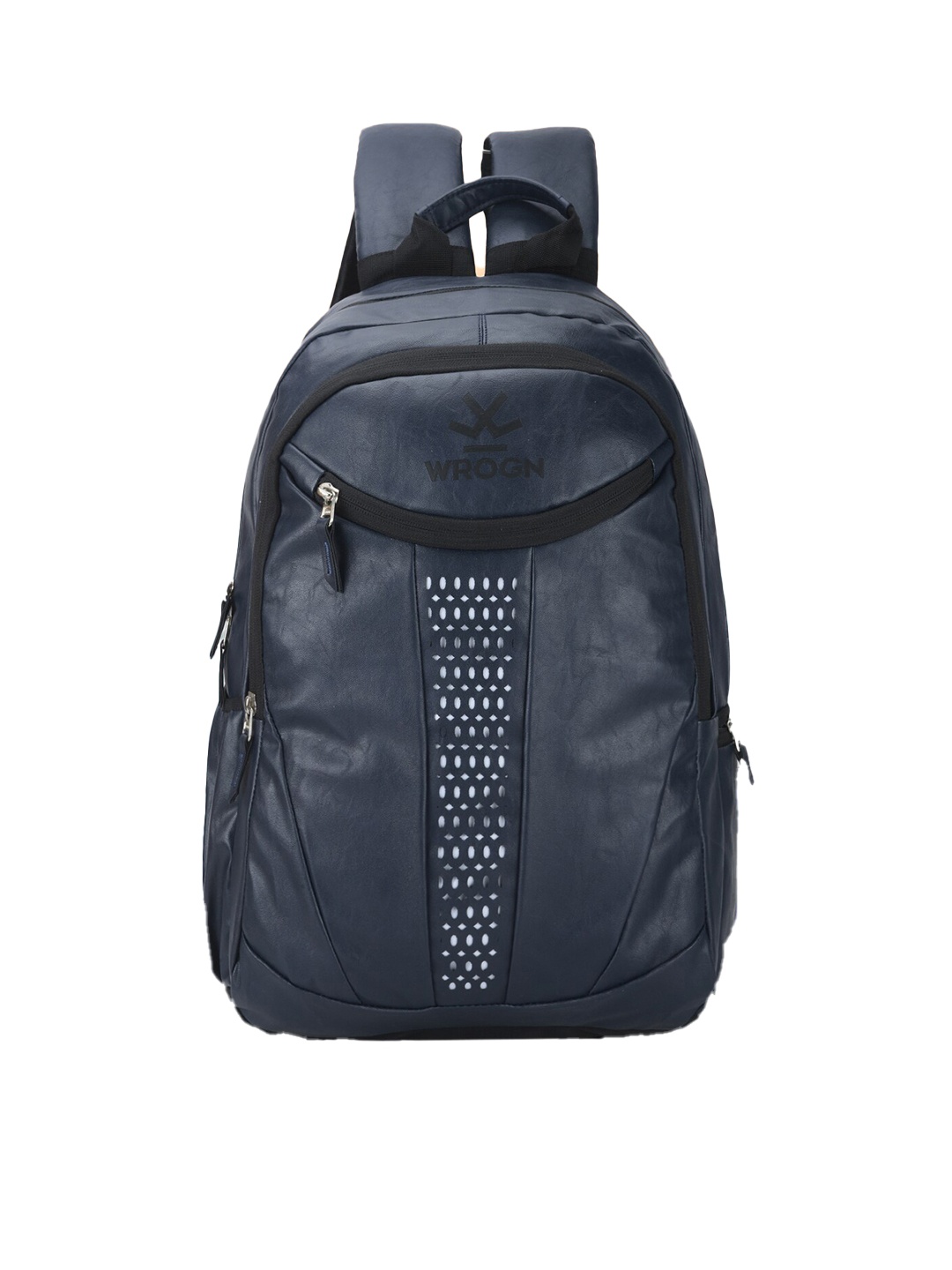WROGN HARDROCK Ergonomic Water Resistant Backpack with Reflective Strip & Rain Cover, Navy blue
WROGN HARDROCK Ergonomic Water Resistant Backpack with Reflective Strip & Rain Cover, Navy blue