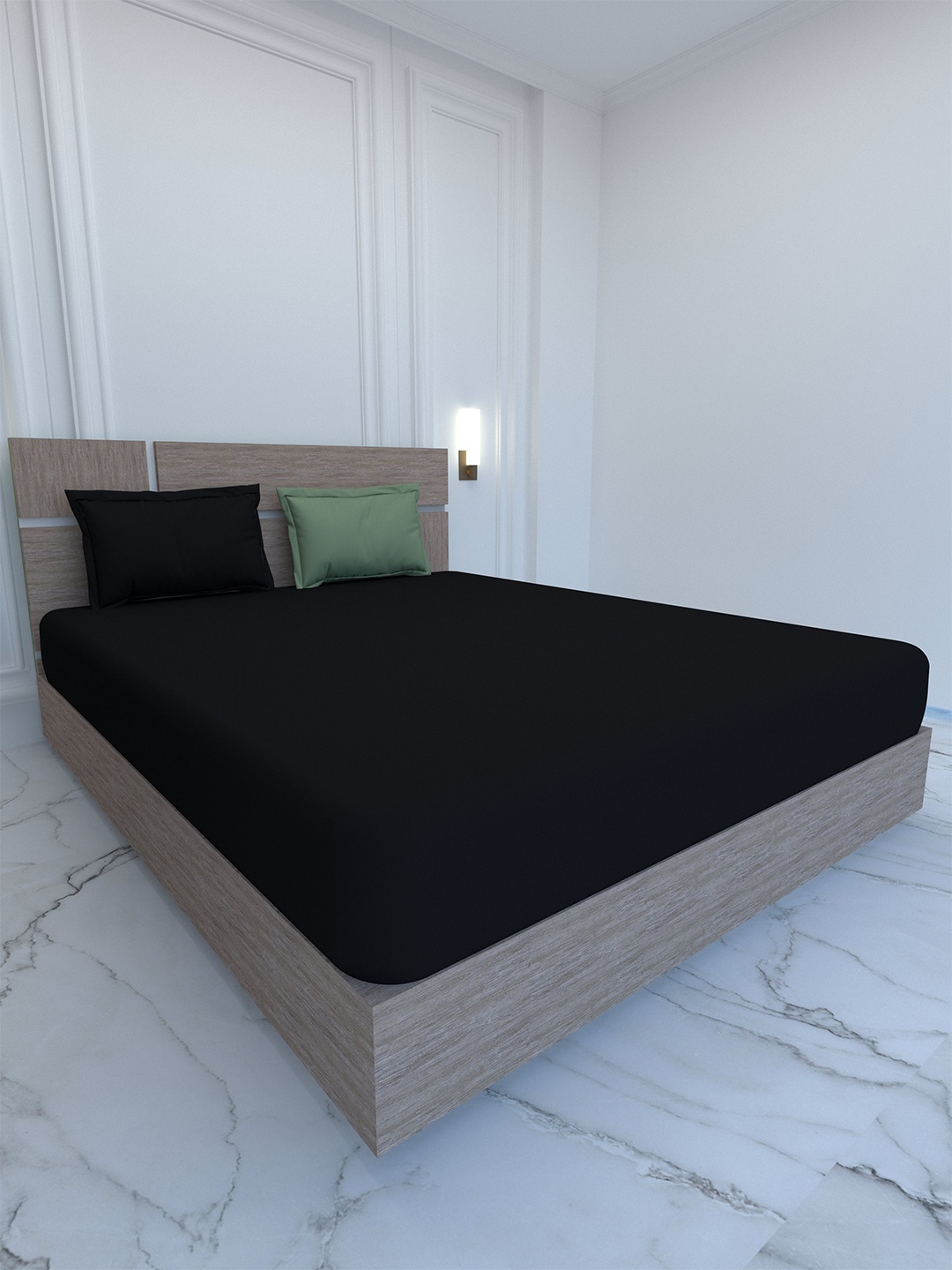 Pure Decor Palace Black & Green 400 TC Cotton Super King Bedsheet With 2 Pillow Covers
Pure Decor Palace Black & Green 400 TC Cotton Super King Bedsheet With 2 Pillow Covers