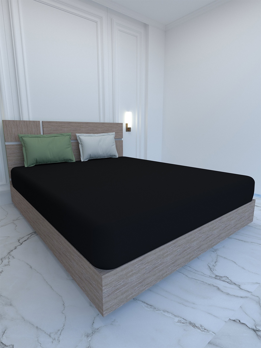 Pure Decor Palace Black & Green 400 TC Cotton Super King Bedsheet With 2 Pillow Covers
Pure Decor Palace Black & Green 400 TC Cotton Super King Bedsheet With 2 Pillow Covers