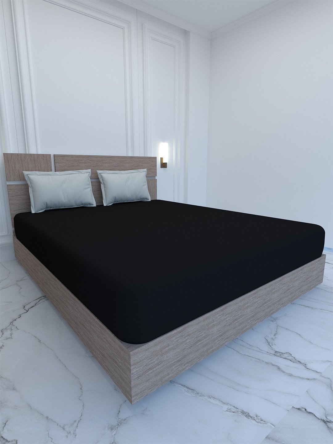 Pure Decor Palace Black & Grey 400 TC Cotton Super King Bedsheet With 2 Pillow Covers
Pure Decor Palace Black & Grey 400 TC Cotton Super King Bedsheet With 2 Pillow Covers