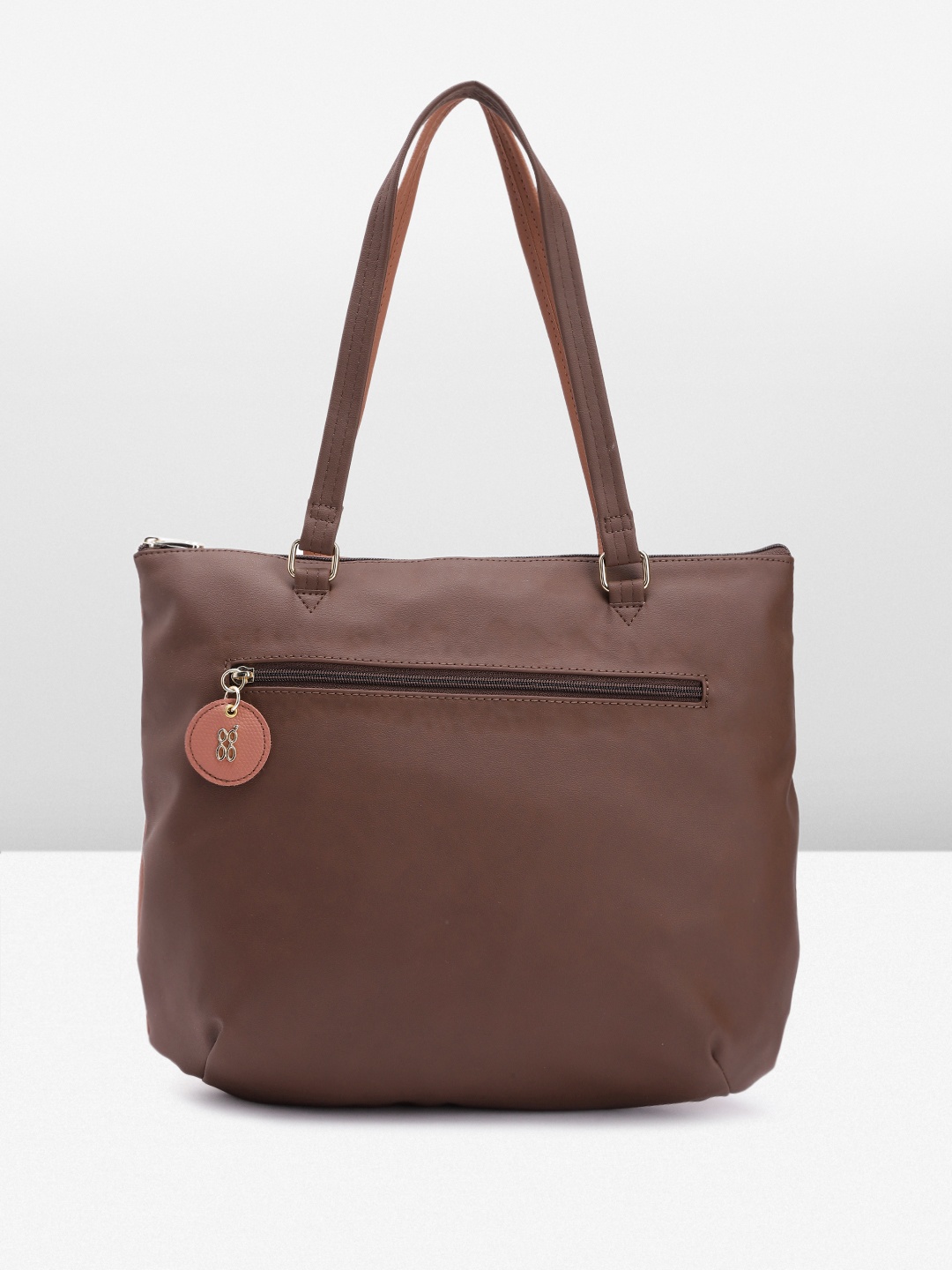 Baggit Colourblocked & Textured PU Oversized Structured Shoulder Bag with Tasselled Detail, Brown
Baggit Colourblocked & Textured PU Oversized Structured Shoulder Bag with Tasselled Detail, Brown
