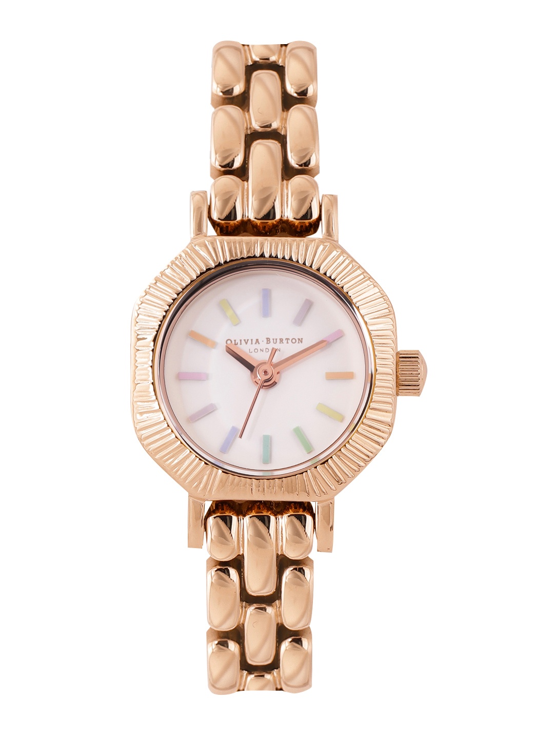 Olivia Burton Women Stainless Steel Bracelet Style Strap Analogue Watch OB16CC50, White
Olivia Burton Women Stainless Steel Bracelet Style Strap Analogue Watch OB16CC50, White