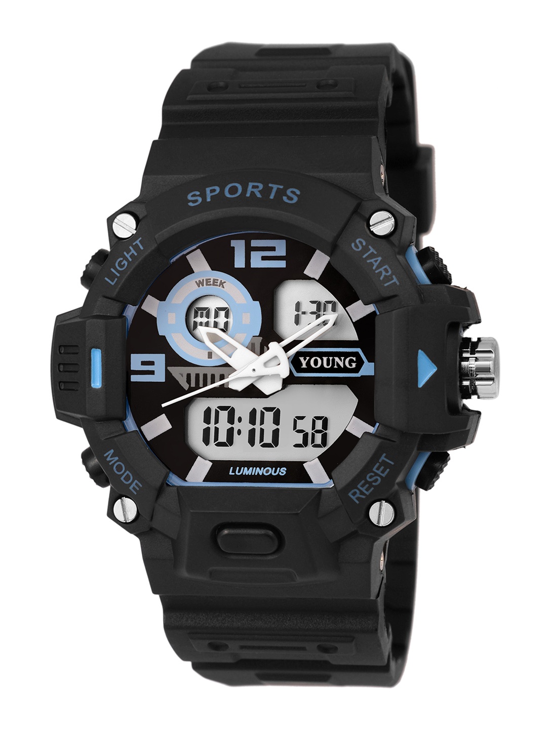 Kool Kidz Kids Straps Analogue and Digital Watch KOOL KIDZ ANA DIGITAL WATCH YM 654 BL, Blue
Kool Kidz Kids Straps Analogue and Digital Watch KOOL KIDZ ANA DIGITAL WATCH YM 654 BL, Blue