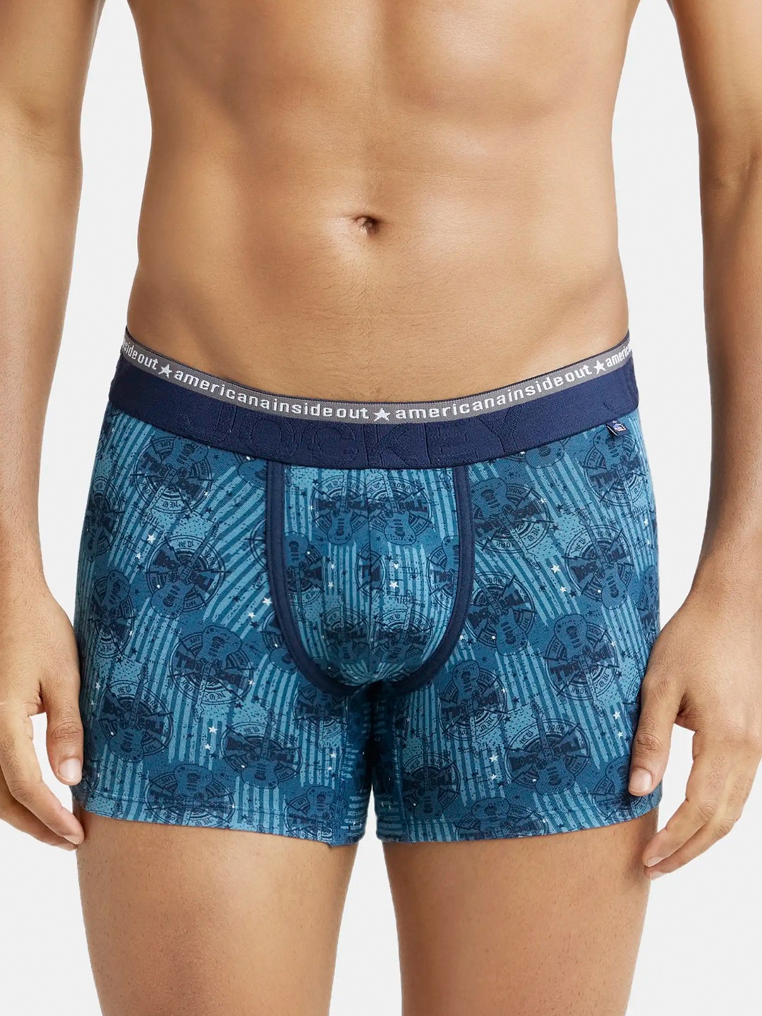Jockey Pack Of 2 Super Combed Cotton Stretch Printed Trunk with Ultrasoft Waistband-US63, Assorted
Jockey Pack Of 2 Super Combed Cotton Stretch Printed Trunk with Ultrasoft Waistband-US63, Assorted