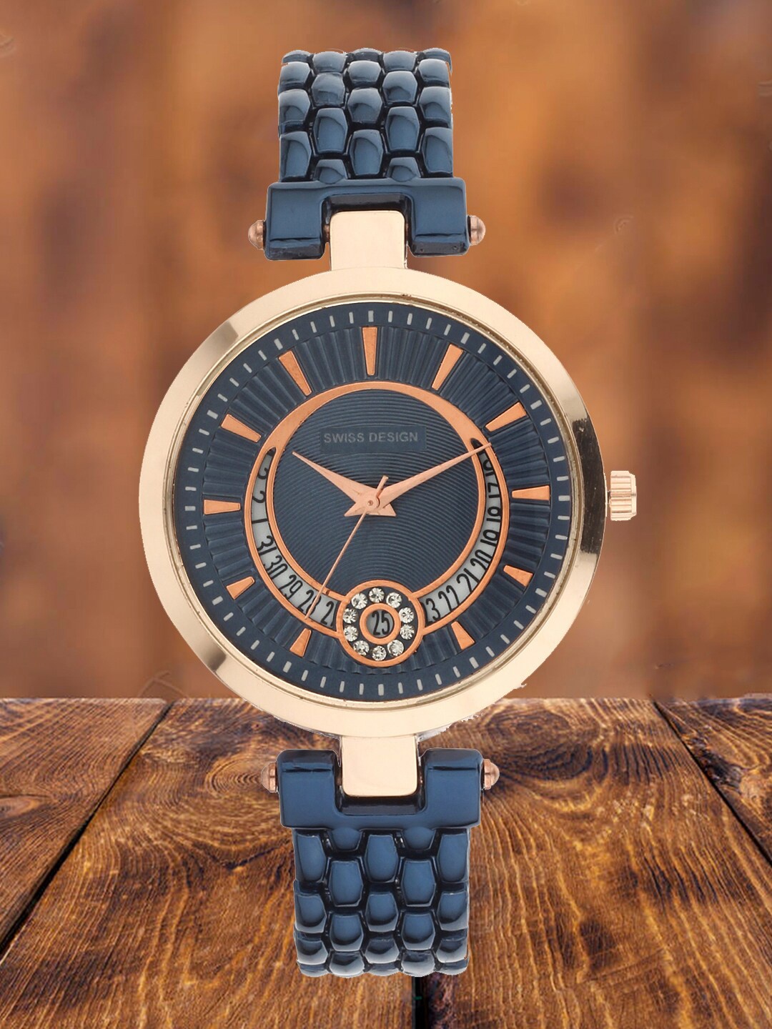 Swiss Design Women Dial & Bracelet Style Straps Water Resistant Analogue Watch SDWatch-B2, Blue
Swiss Design Women Dial & Bracelet Style Straps Water Resistant Analogue Watch SDWatch-B2, Blue