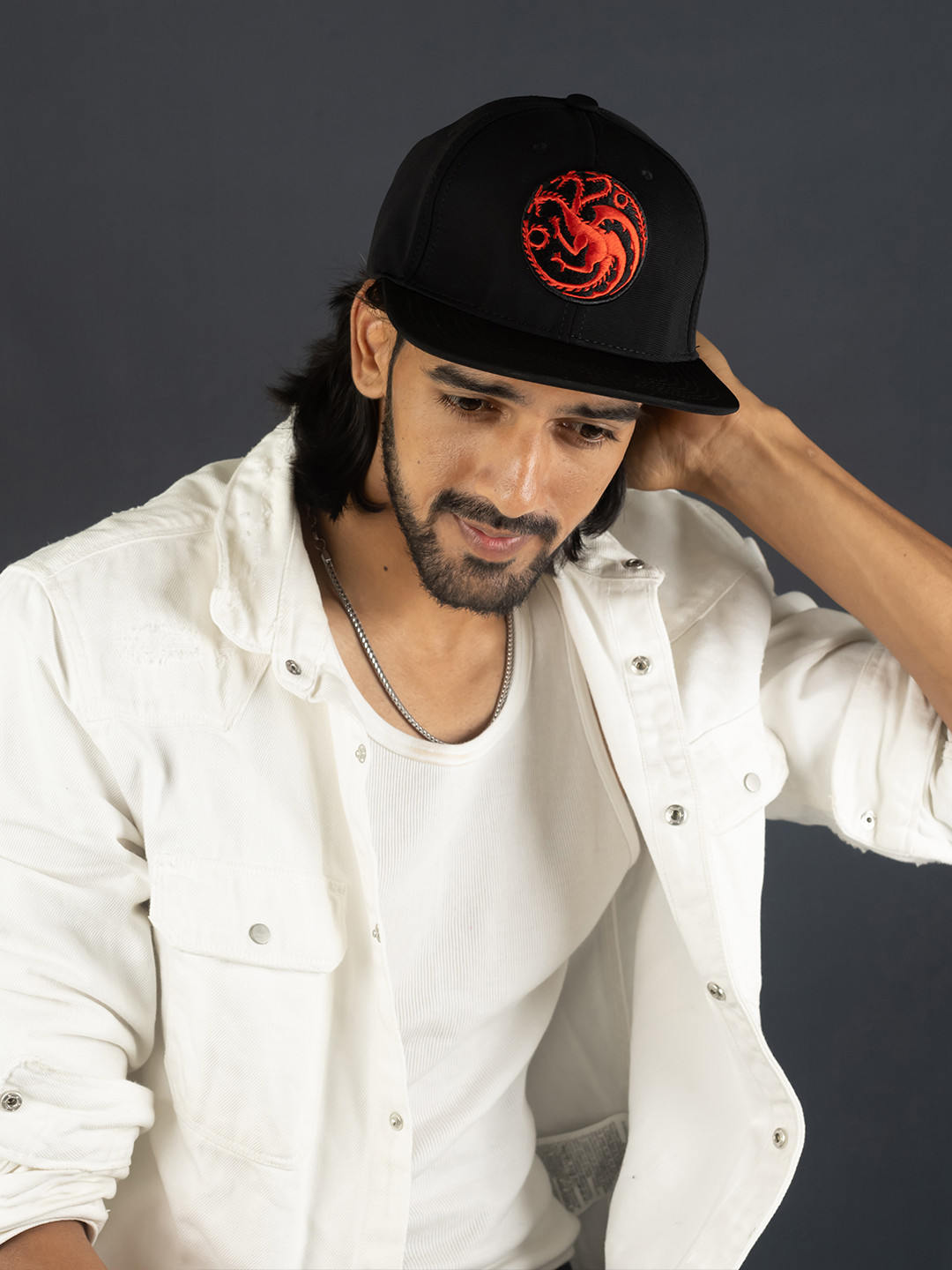 Balenzia Men Game of Thrones Baseball Cap, Black 
Balenzia Men Game of Thrones Baseball Cap, Black