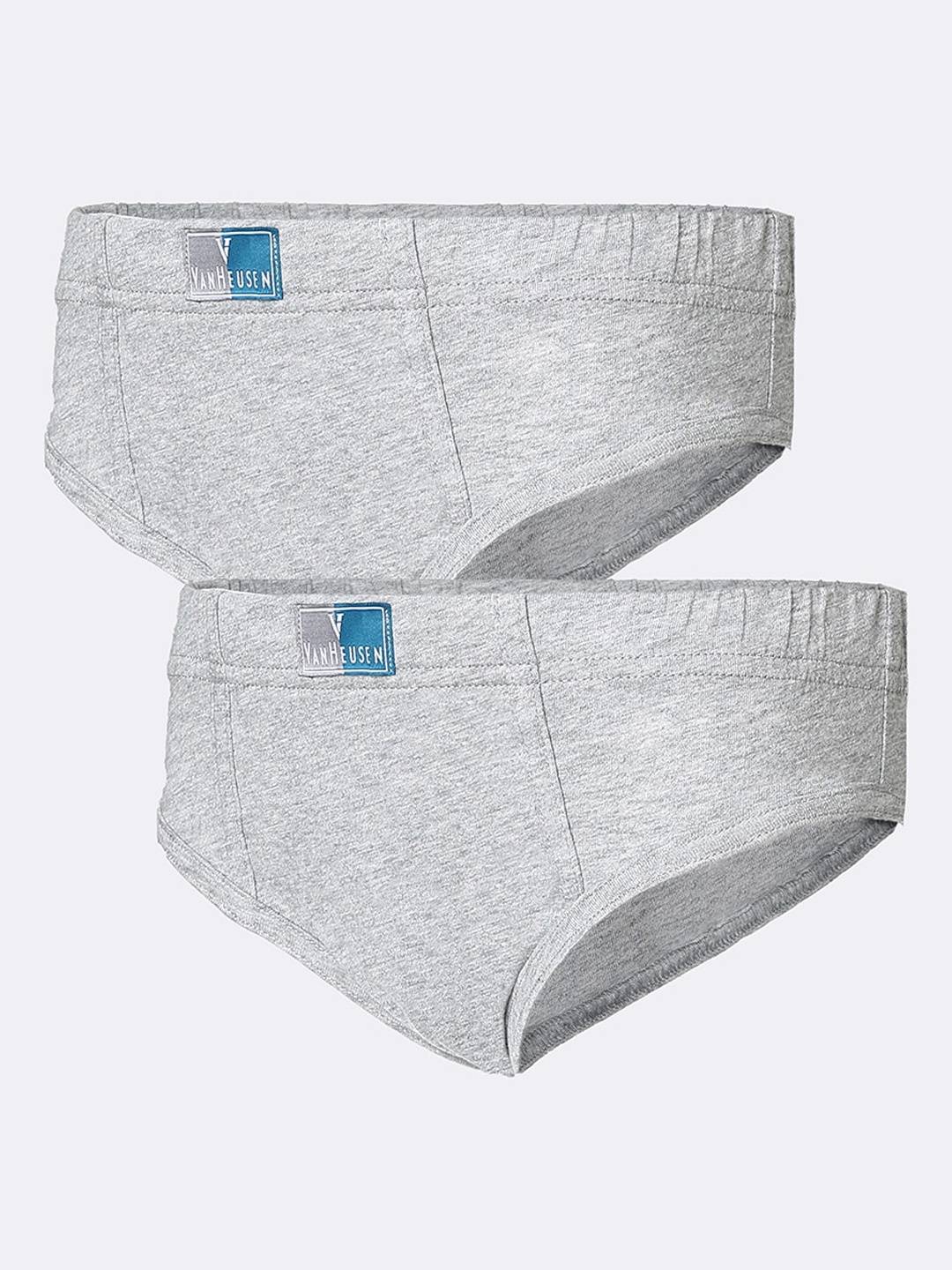 Van Heusen Boys Pack Of 2 Pure Combed Cotton Anti-Bacterial Basic Briefs, Grey melange
Van Heusen Boys Pack Of 2 Pure Combed Cotton Anti-Bacterial Basic Briefs, Grey melange