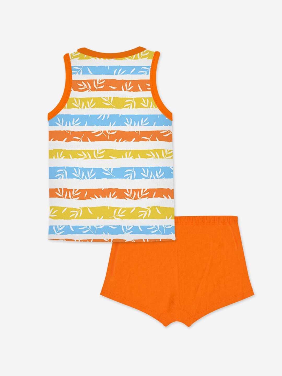 Snugkins Kids Printed Organic Cotton Sleeveless T-Shirt with Shorts Clothing Set, Orange
Snugkins Kids Printed Organic Cotton Sleeveless T-Shirt with Shorts Clothing Set, Orange