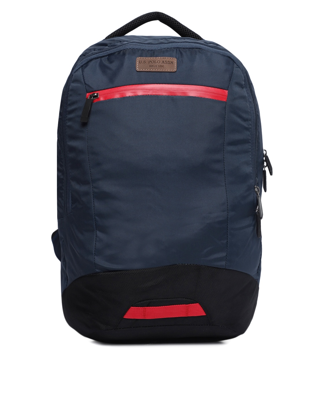 U.S. Polo Assn. Unisex Navy Blue Solid Backpack