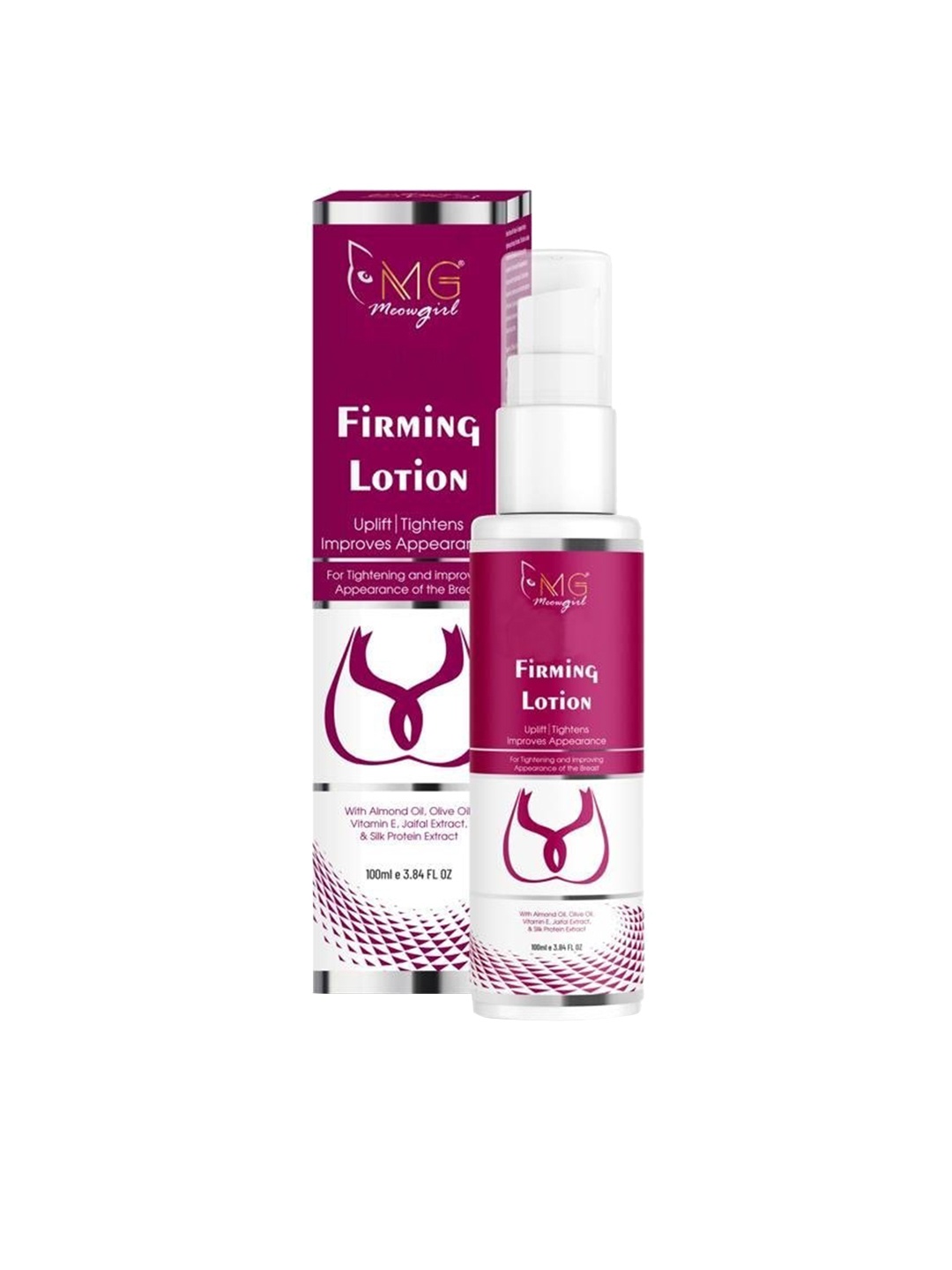 MGmeow girl Breast Firming Lotion For Uplifting Tightening Shaping & Enlargement - 100ml, White
MGmeow girl Breast Firming Lotion For Uplifting Tightening Shaping & Enlargement - 100ml, White