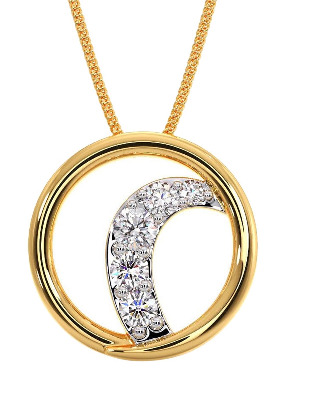CANDERE A KALYAN JEWELLERS COMPANY 14K Yellow Gold Tear Drop Shaped Pendant-1.11 gm, White
CANDERE A KALYAN JEWELLERS COMPANY 14K Yellow Gold Tear Drop Shaped Pendant-1.11 gm, White