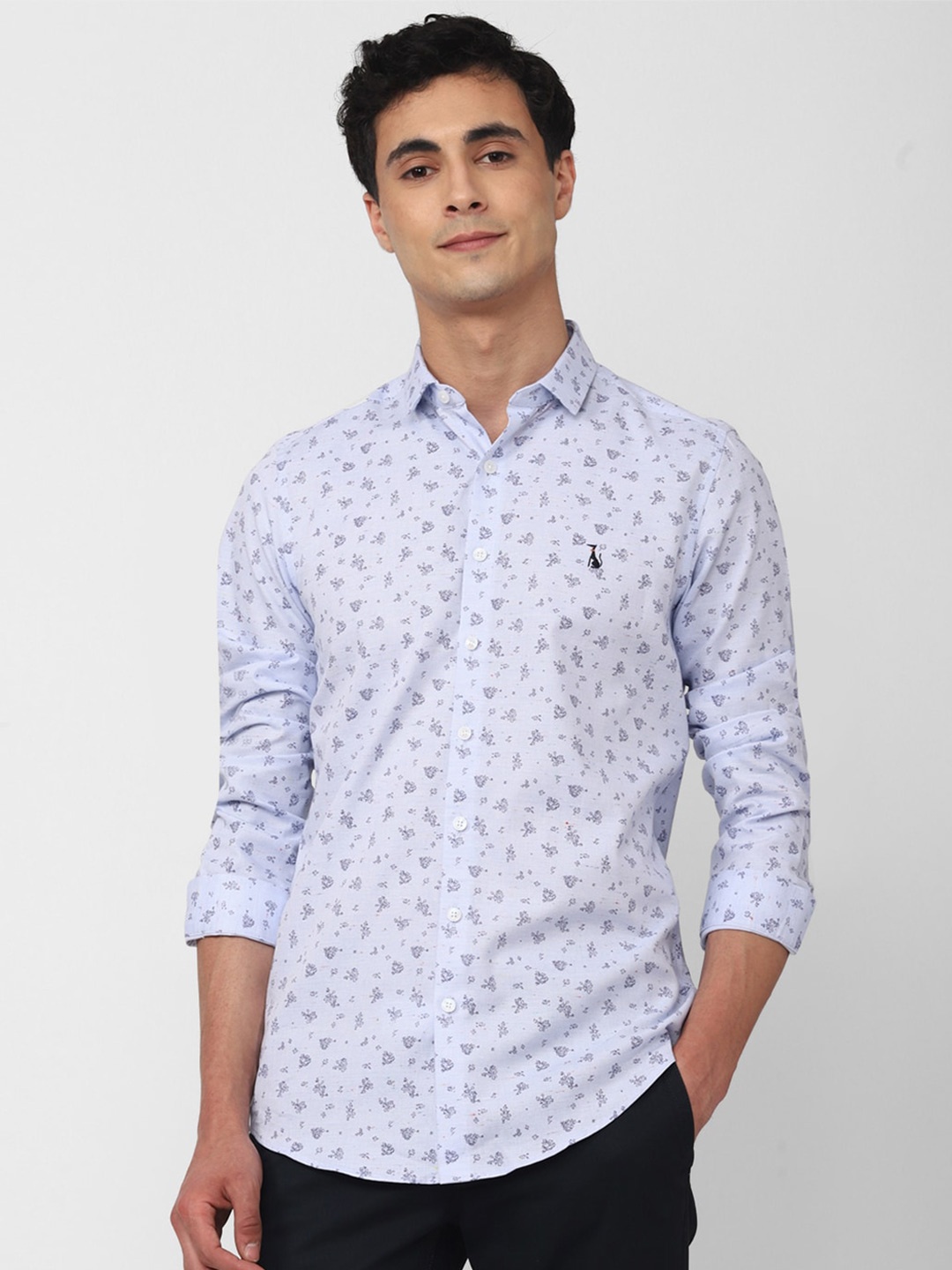 SIMON CARTER LONDON Slim Fit Floral Opaque Printed Pure Cotton Casual Shirt, Blue
SIMON CARTER LONDON Slim Fit Floral Opaque Printed Pure Cotton Casual Shirt, Blue