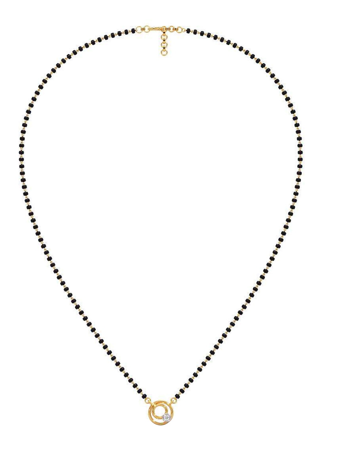 CANDERE A KALYAN JEWELLERS COMPANY 14K Gold BIS Hallmark & CZ Mangalsutra with Chain, White
CANDERE A KALYAN JEWELLERS COMPANY 14K Gold BIS Hallmark & CZ Mangalsutra with Chain, White