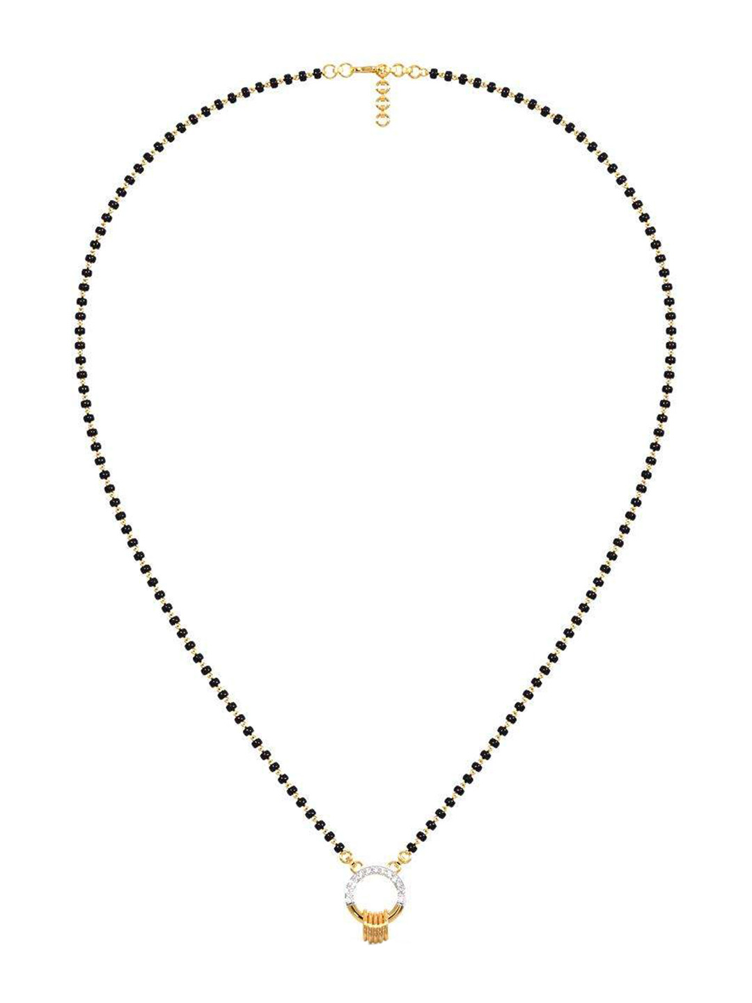 CANDERE A KALYAN JEWELLERS COMPANY 18KT Yellow Gold CZ Mangalsutra with Chain - 3.4 g
CANDERE A KALYAN JEWELLERS COMPANY 18KT Yellow Gold CZ Mangalsutra with Chain - 3.4 g