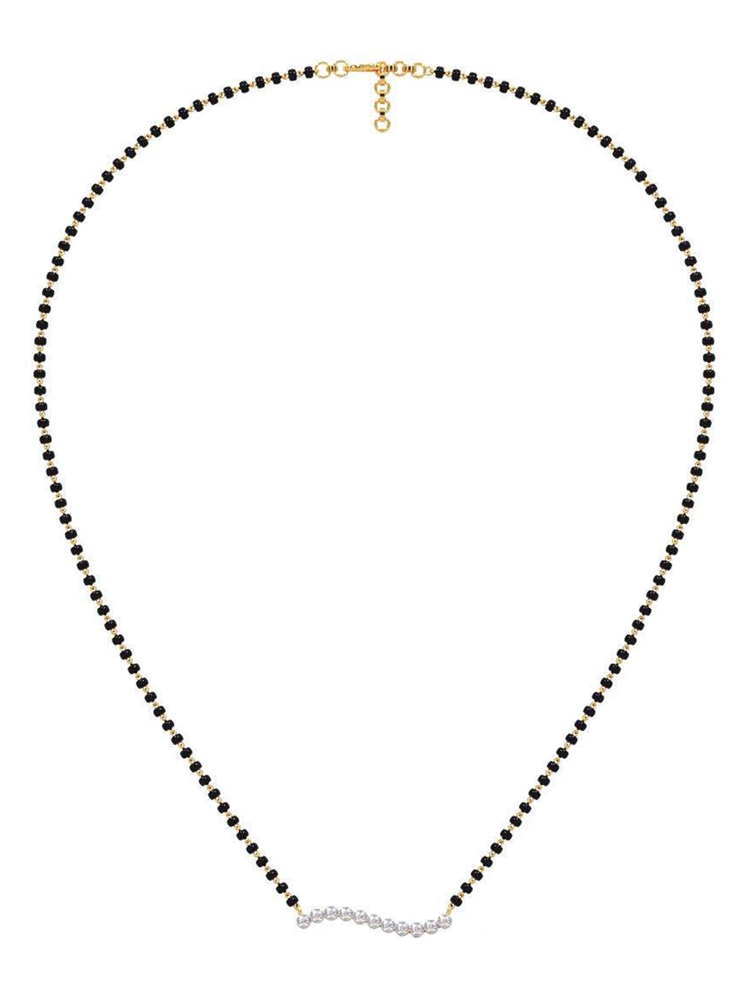 CANDERE A KALYAN JEWELLERS COMPANY 18KT Gold CZ Mangalsutra Pendant with Chain - 3.31 g
CANDERE A KALYAN JEWELLERS COMPANY 18KT Gold CZ Mangalsutra Pendant with Chain - 3.31 g