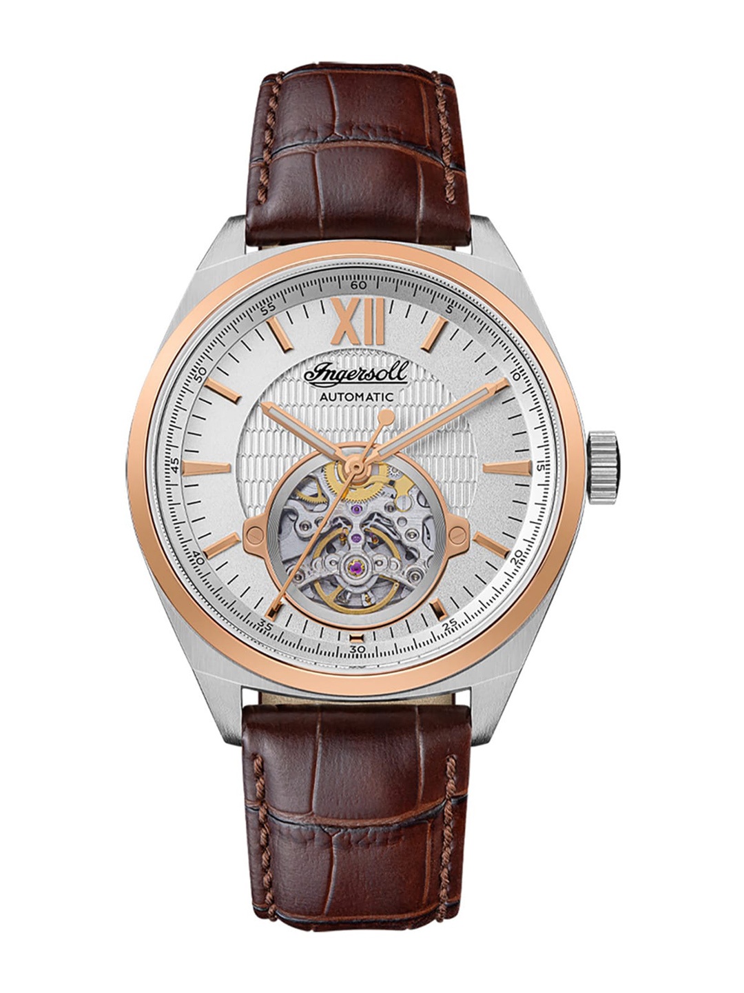 Ingersoll The Shelby Men Leather Straps Analogue Automatic Motion Powered Watch I10901B, Silver
Ingersoll The Shelby Men Leather Straps Analogue Automatic Motion Powered Watch I10901B, Silver