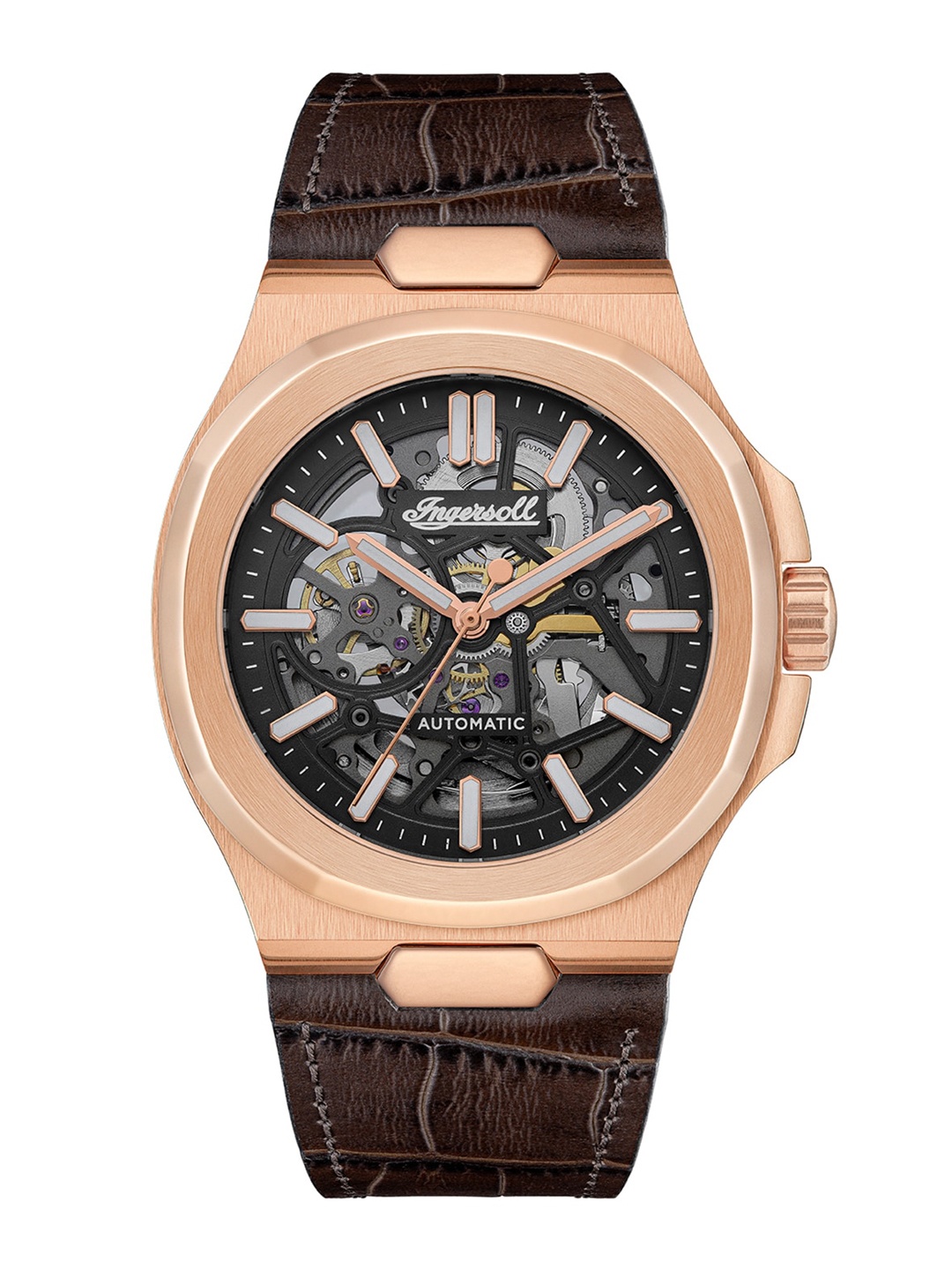 Ingersoll The Catalina Men Leather Straps Analogue Automatic Motion Powered Watch I12505, Black
Ingersoll The Catalina Men Leather Straps Analogue Automatic Motion Powered Watch I12505, Black