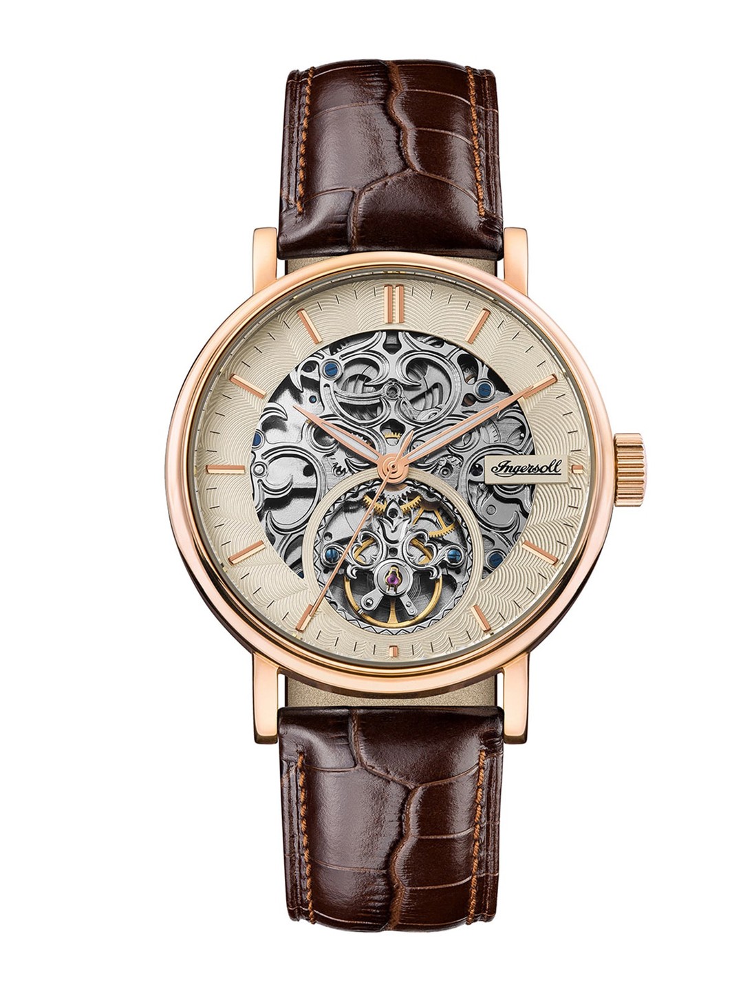 Ingersoll Men Leather Textured Straps Analogue Automatic Motion Powered Watch I05805, Beige
Ingersoll Men Leather Textured Straps Analogue Automatic Motion Powered Watch I05805, Beige