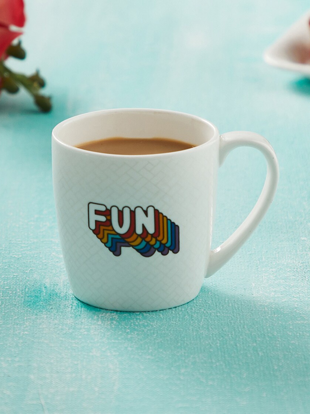 Home Centre Garnet White & Red Printed Dishwasher Safe Bone China Glossy Coffee Mug 240 ml
Home Centre Garnet White & Red Printed Dishwasher Safe Bone China Glossy Coffee Mug 240 ml
