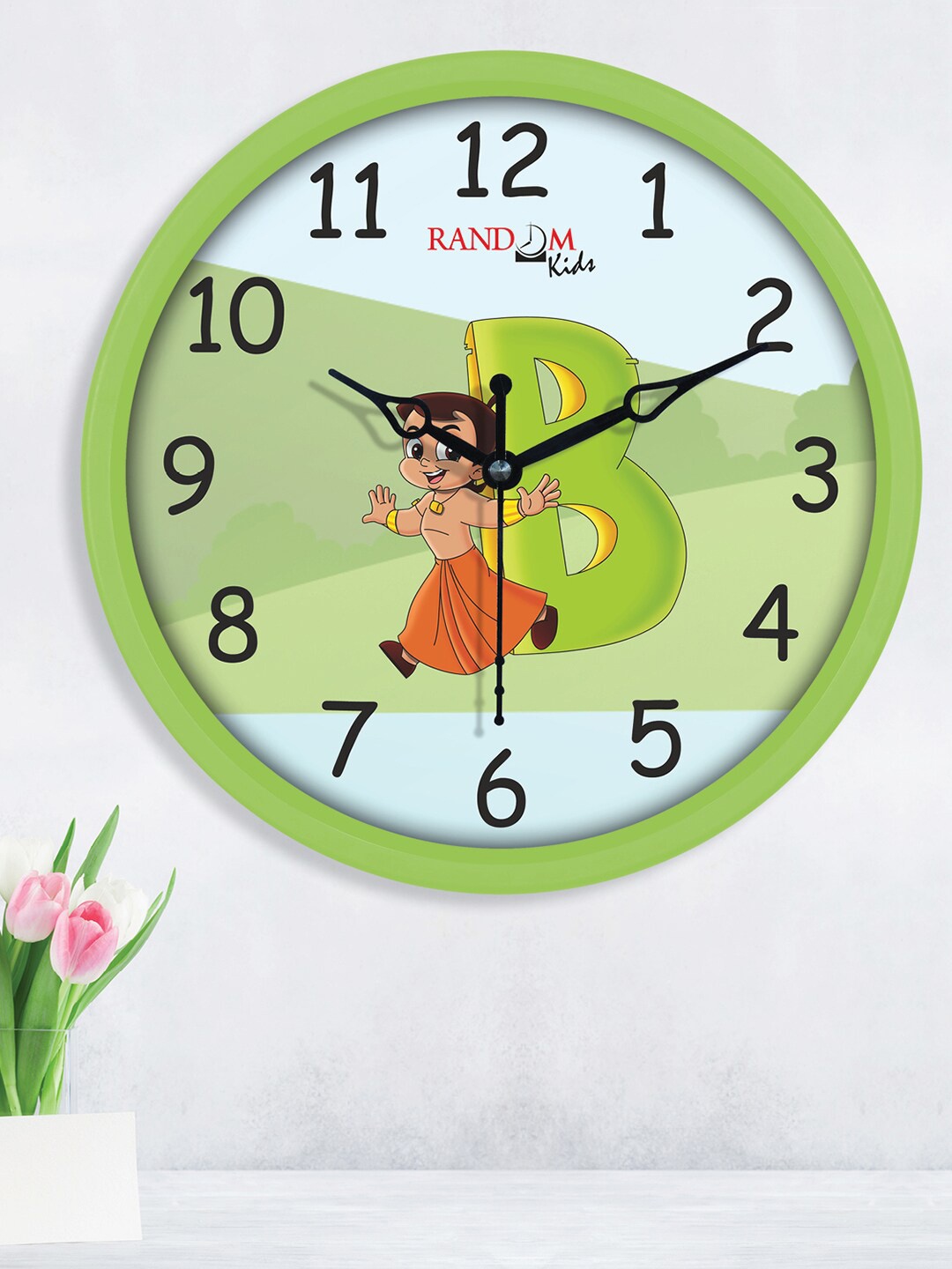 RANDOM Green & Blue Riding Bheem Printed Analogue Contemporary Wall Clock
RANDOM Green & Blue Riding Bheem Printed Analogue Contemporary Wall Clock