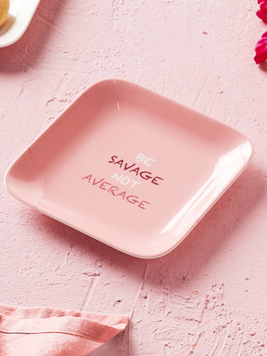 Home Centre Garnet Pink Printed Dishwasher Safe Melamine Glossy Appetiser Plate - 15cm
Home Centre Garnet Pink Printed Dishwasher Safe Melamine Glossy Appetiser Plate - 15cm