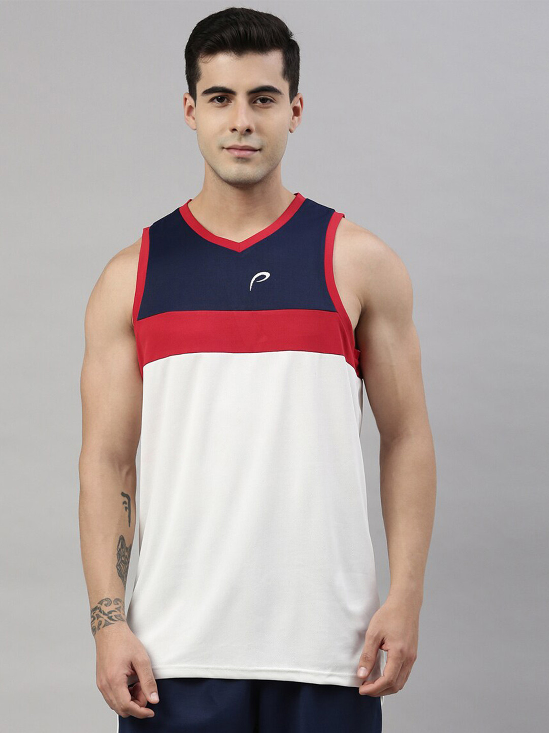 Proline Colourblocked Training or Gym T-shirt, White
Proline Colourblocked Training or Gym T-shirt, White