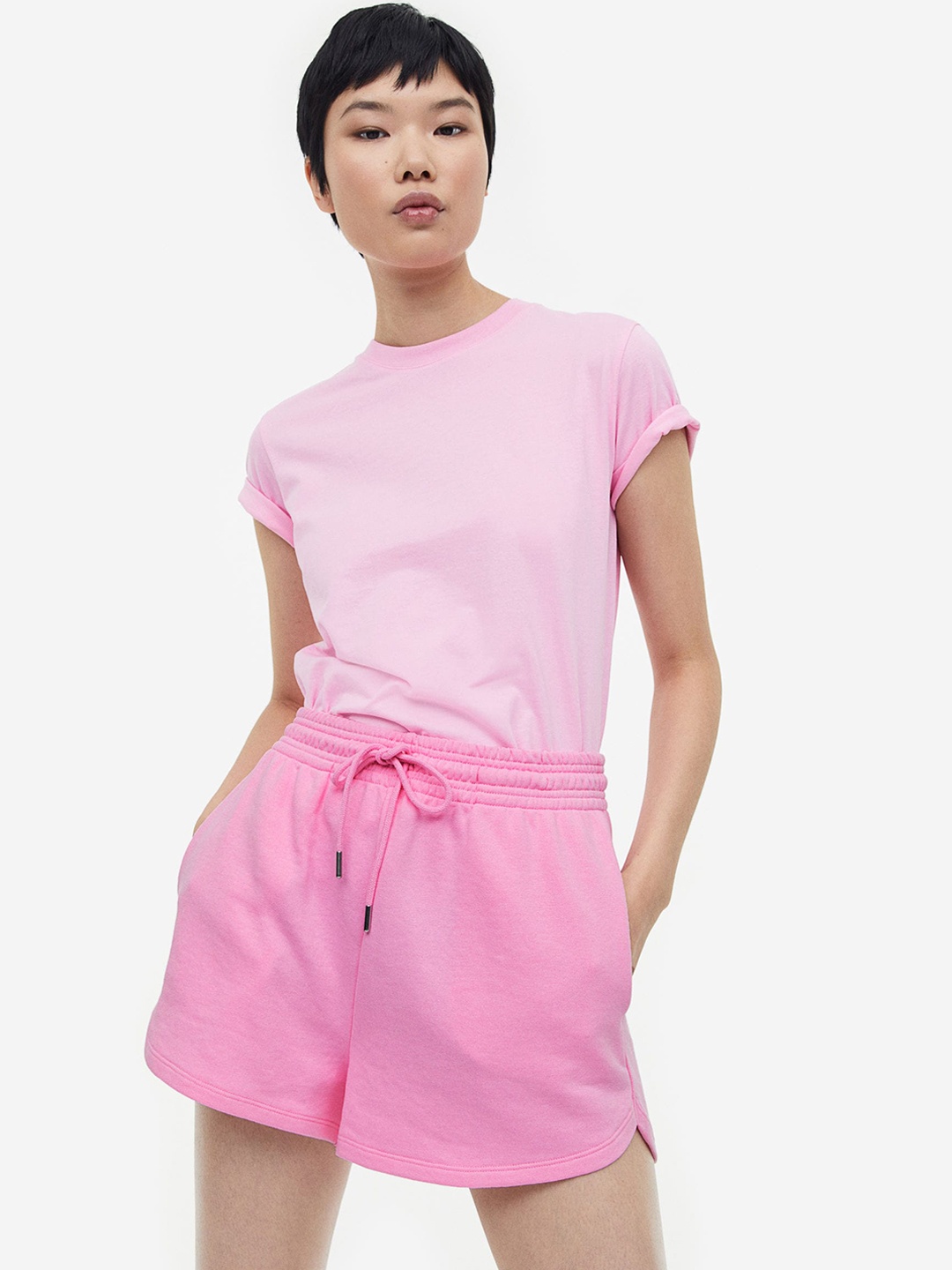 H&M Sweatshirt Shorts, Pink