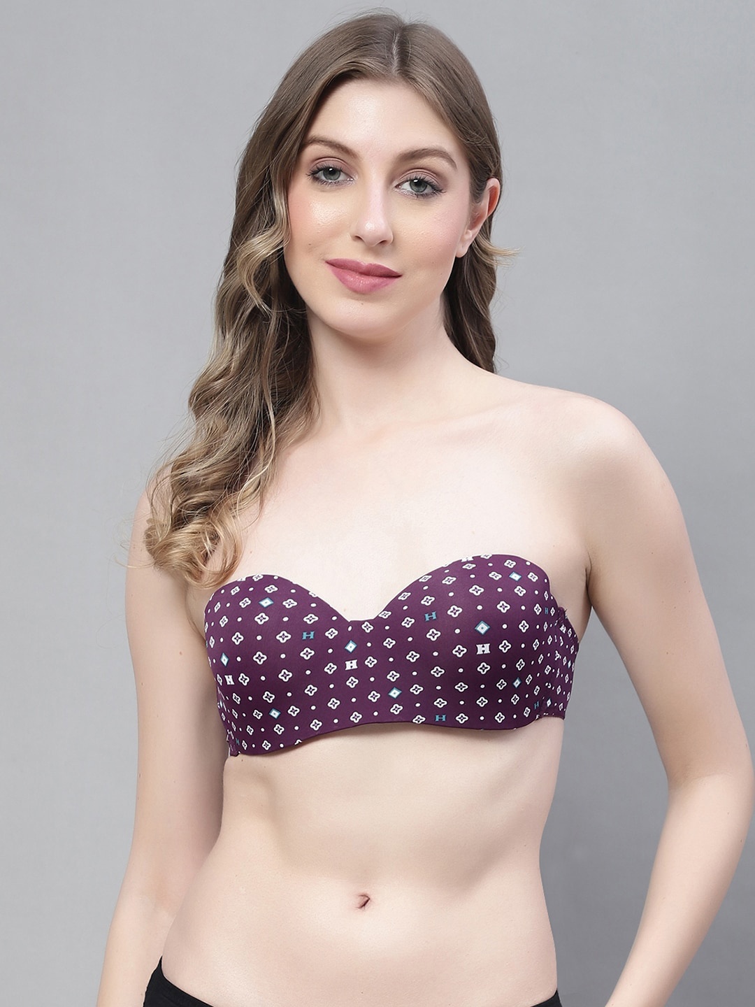 PrettyCat Geometric Printed Lightly Padded Half Coverage Underwired All Day Comfort Bra, Magenta
PrettyCat Geometric Printed Lightly Padded Half Coverage Underwired All Day Comfort Bra, Magenta