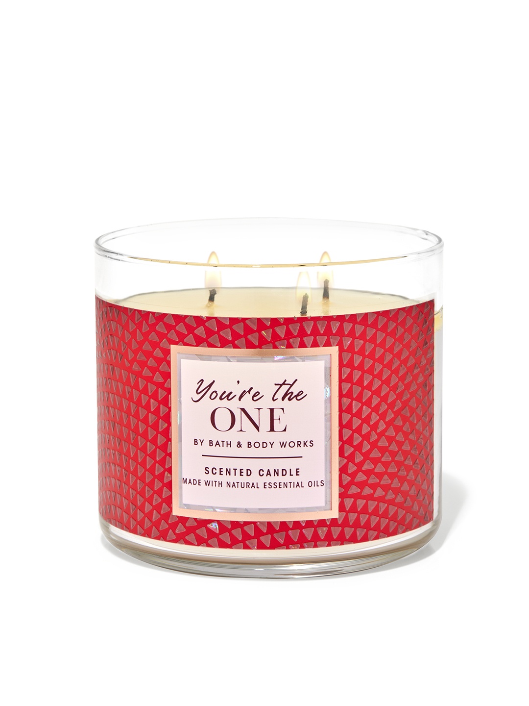 Bath & Body Works You're the One 3-Wick Scented Candle with Essential Oil - 411 g, Red
Bath & Body Works You're the One 3-Wick Scented Candle with Essential Oil - 411 g, Red