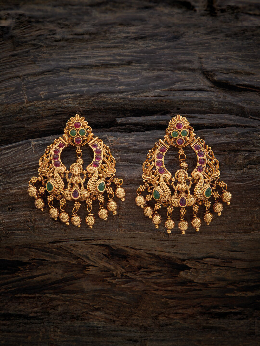 Kushal's Fashion Jewellery Antique Classic Chanbalis Earrings, Red
Kushal's Fashion Jewellery Antique Classic Chanbalis Earrings, Red