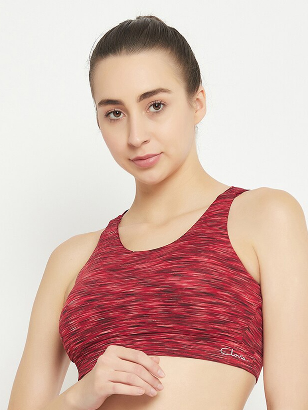 Clovia Printed Removable Padding High Support Impact Anti Odour Sports Bra, Maroon
Clovia Printed Removable Padding High Support Impact Anti Odour Sports Bra, Maroon